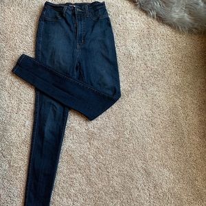 Fashion Nova Dark wash Skinny High Waisted Jeans